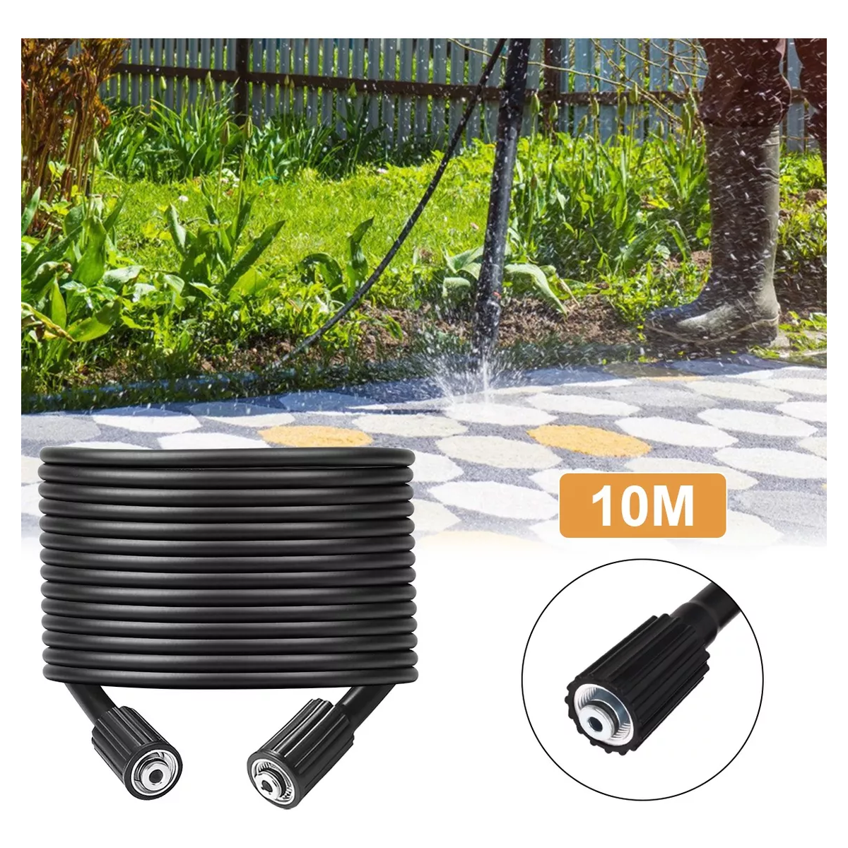 Manguera De 10 Metros Para Hidrolavadora Serie K M22