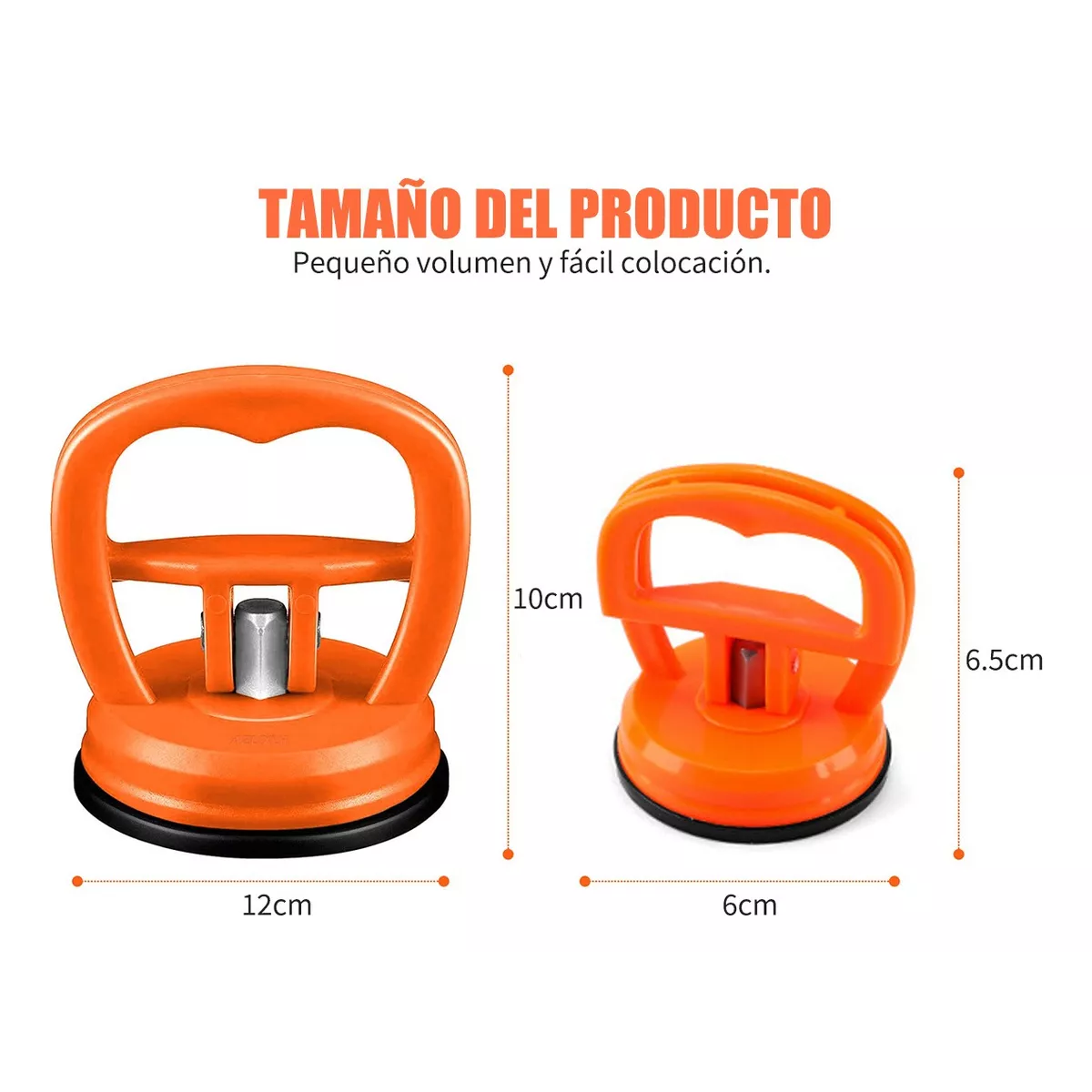 Par Chupón Ventosa Para Sacar Abolladuras Y Levantar Cargas 25kg 2Pzas