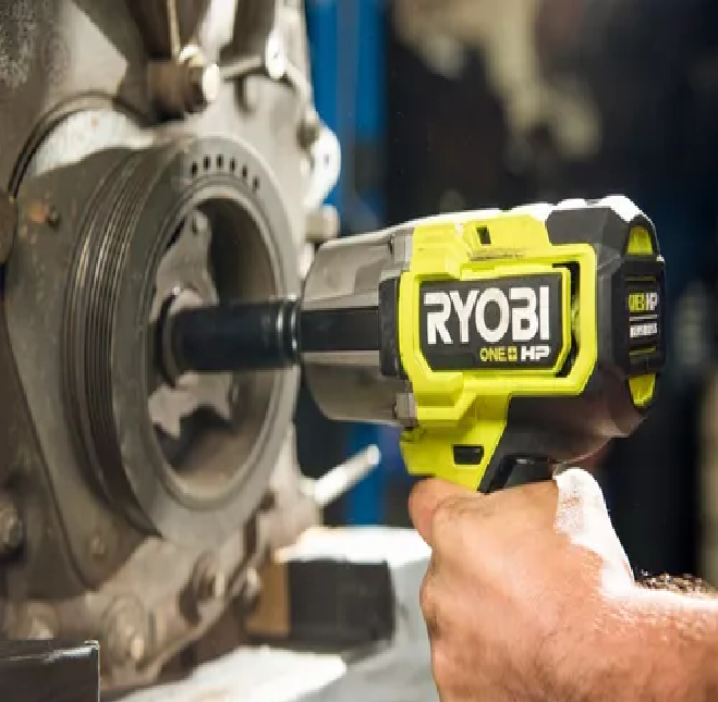 Llave De Impacto 1/2 Ryobi 1170 Ft-lbs Tecnología One Hp + 2 Baterias + Dados + Cargador