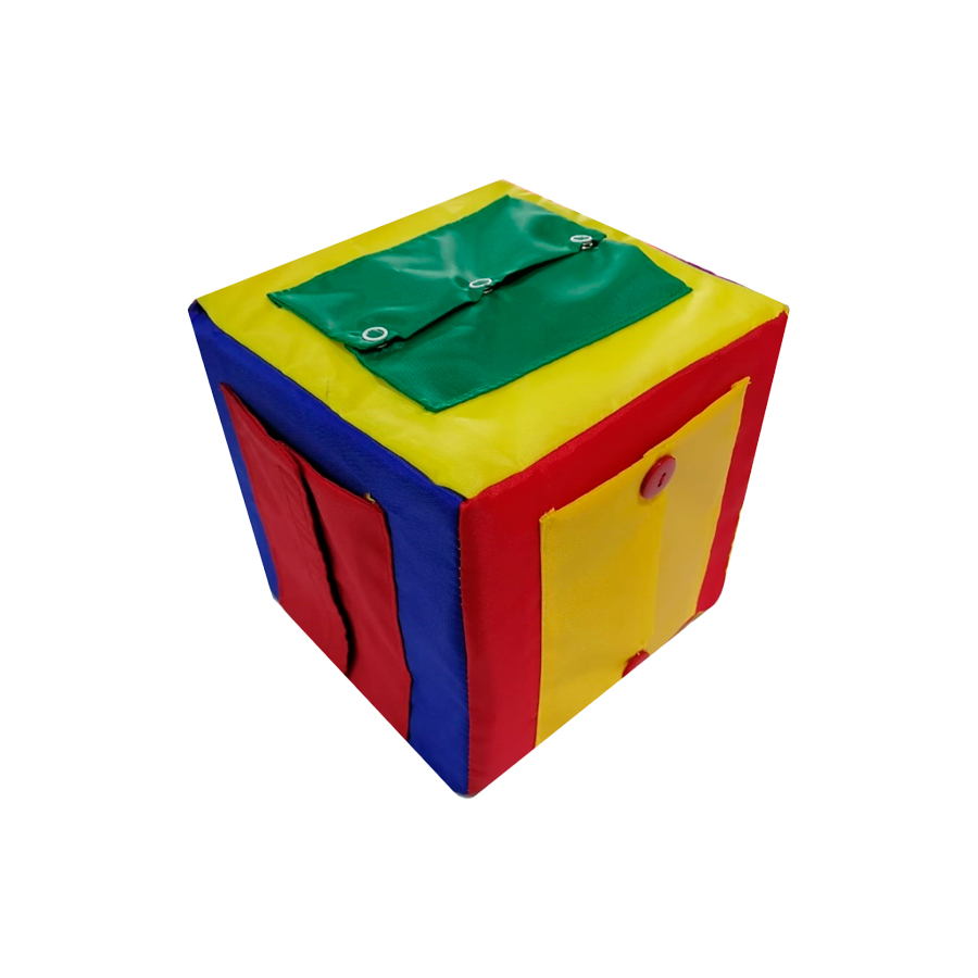 Cubo De Coordinación Vinil 20cm DIDJIG Estimulación Temprana Y Diversión Infantil 