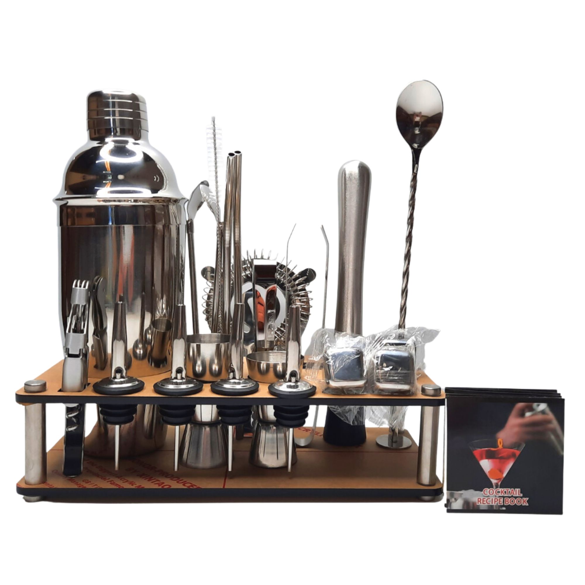 Coctelera Shaker Coctelera Ecomlab Kit Mixología Bartender Acrílico.