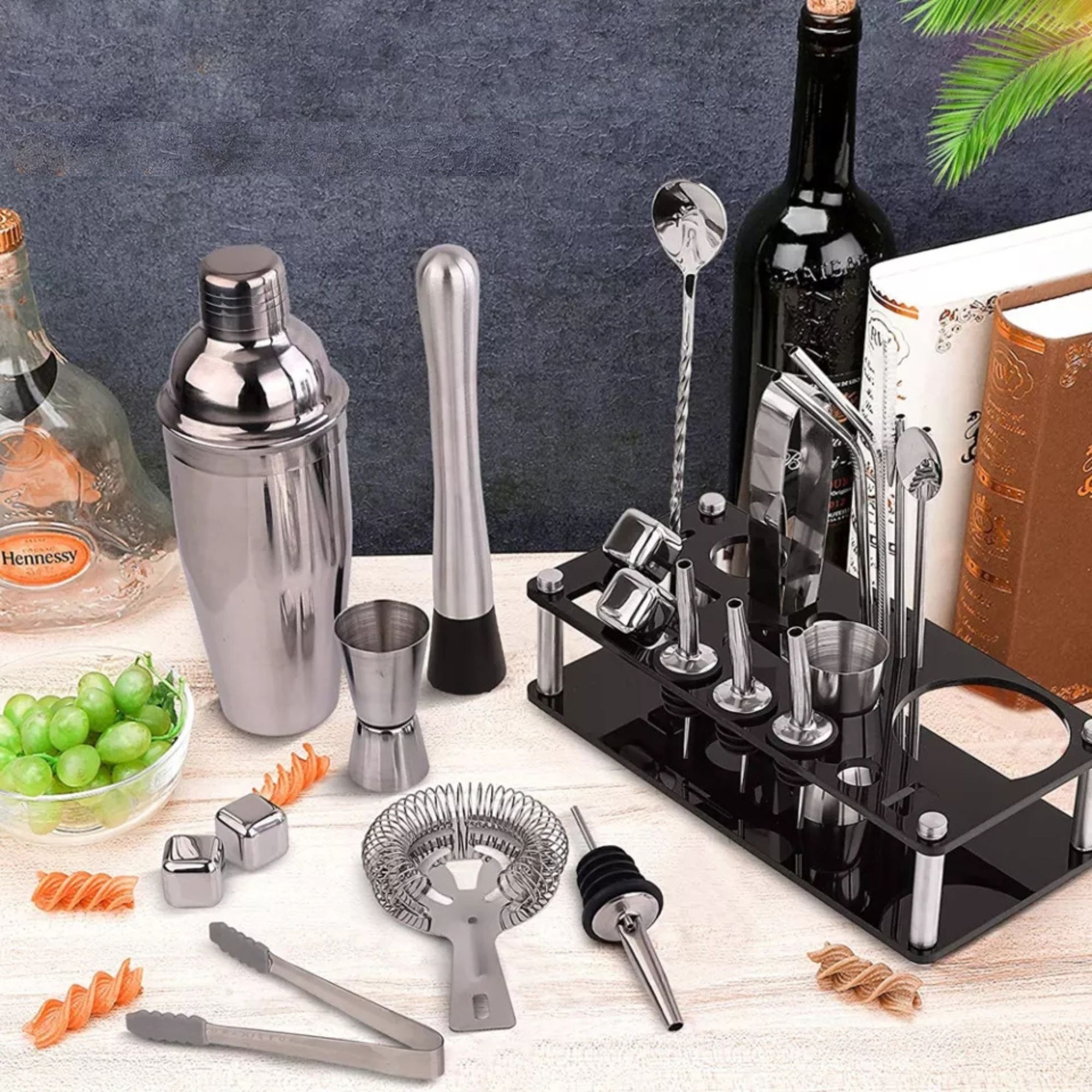 Coctelera Shaker Coctelera Ecomlab Kit Mixología Bartender Acrílico.
