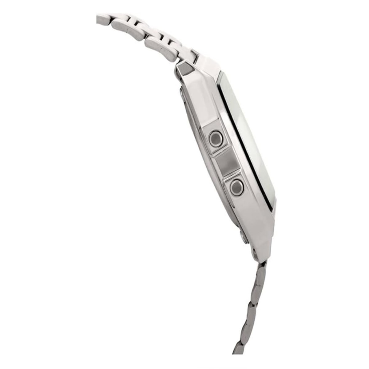 Reloj Casio Digital Retro Unisex 33mm, pulsera de Acero Inoxidable A158WA-1