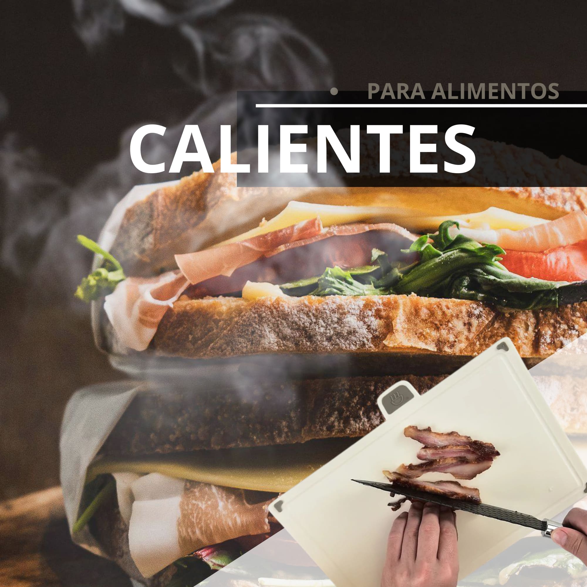 TABLAS PARA PICAR ALIMENTOS ECOMLAB COCINA 4 TABLAS CON BASE.