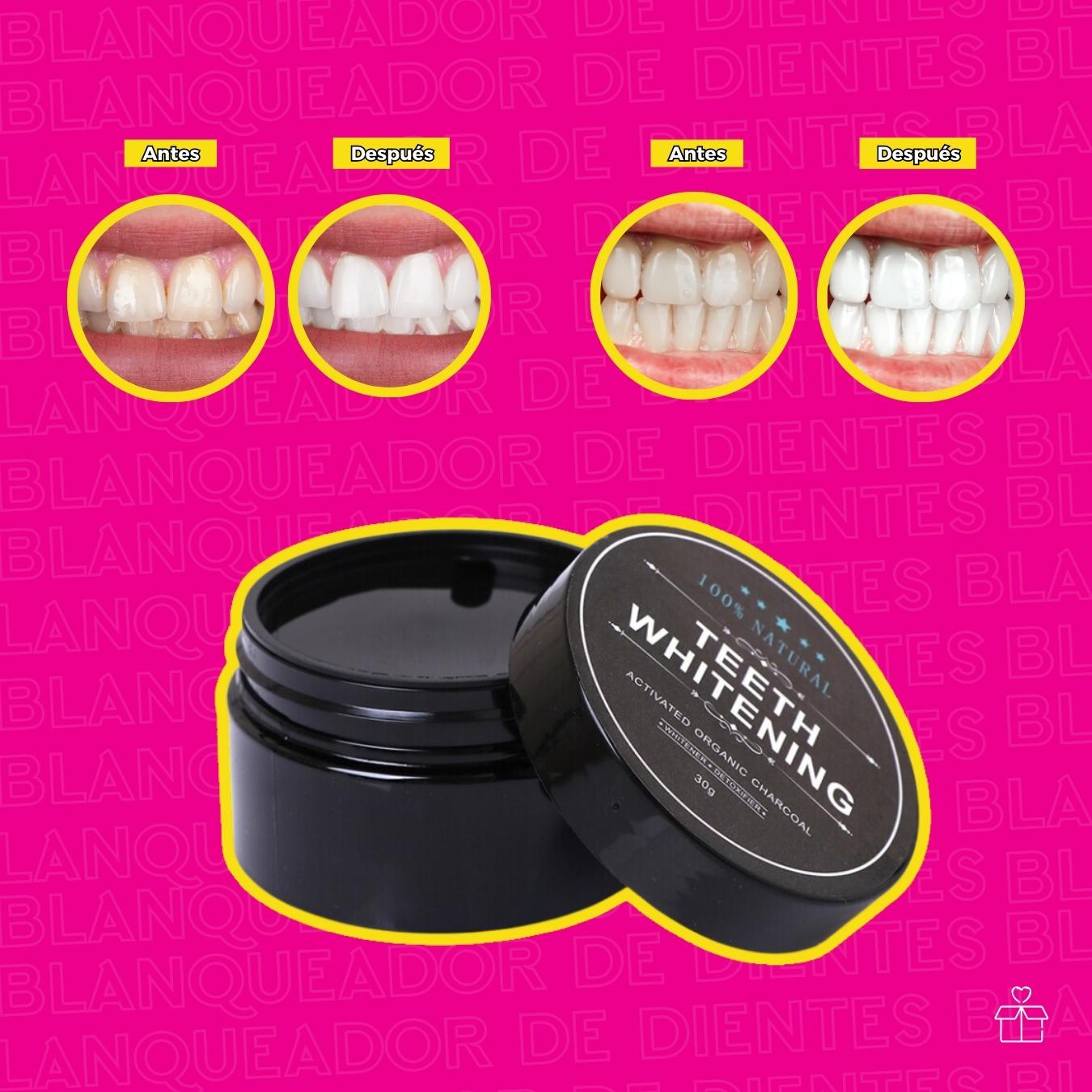 Carbon Activado Blanqueador De Dientes Natural.