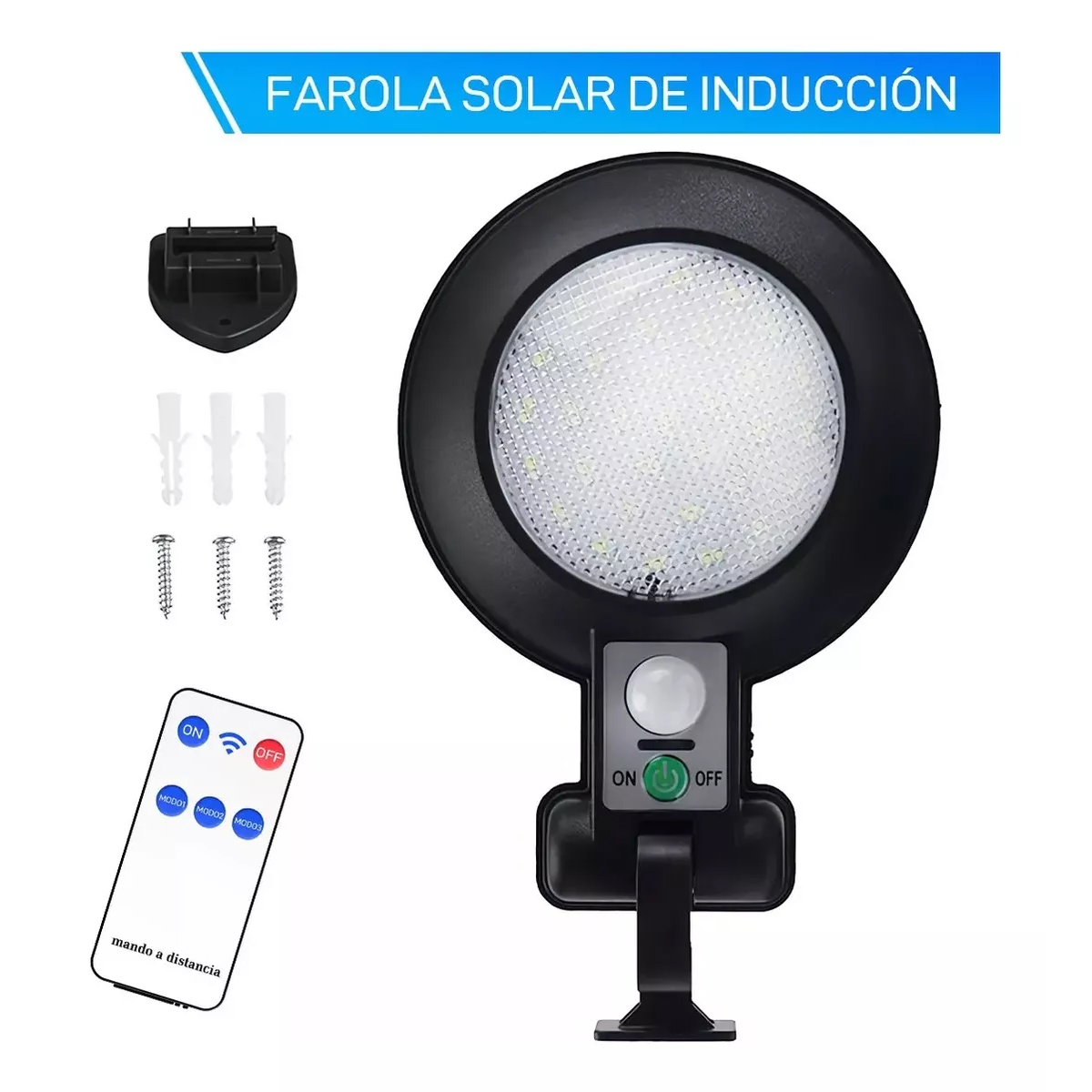 2 Lampara Solar 32 Led 3 Modos + Control Remoto