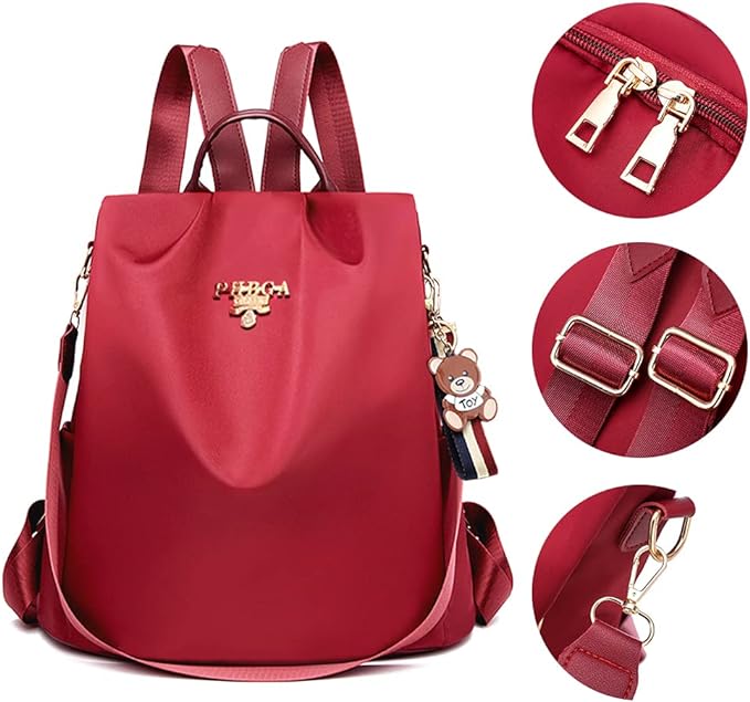 NANWEI Mochilas Antirrobo Impermeable para Mujer, Mochila de Viaje de Gran Capacidad para Casual de Moda.