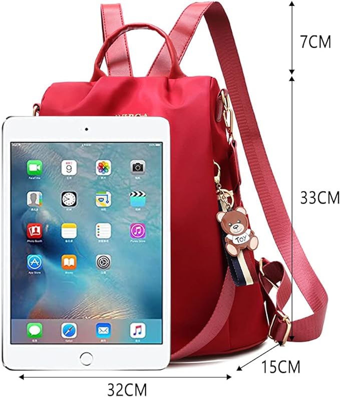 NANWEI Mochilas Antirrobo Impermeable para Mujer, Mochila de Viaje de Gran Capacidad para Casual de Moda.