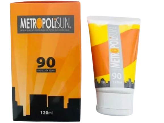 Protector Solar Dermatológico Corporal Metropolisun 90 Fps
