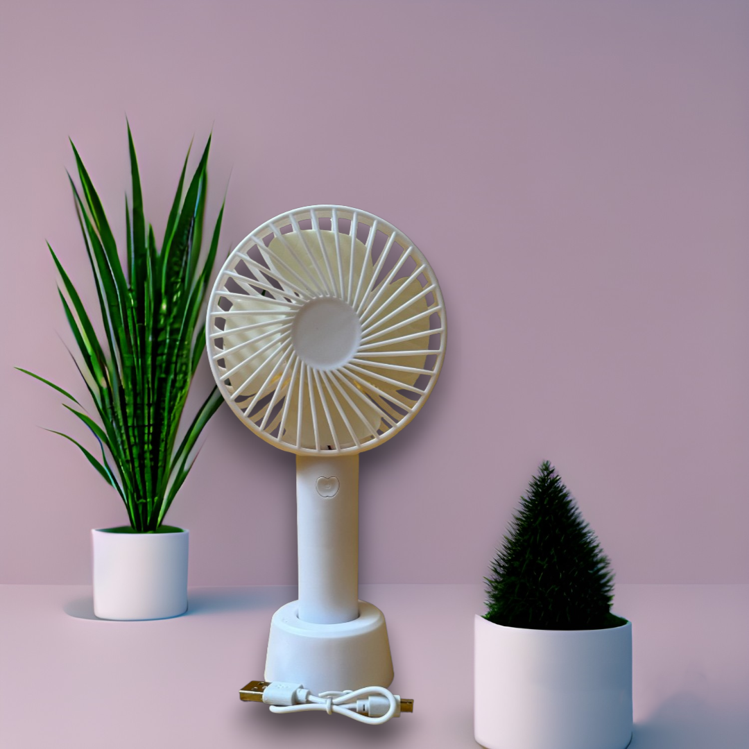 Mini Ventilador Portátil de Mano Recargable