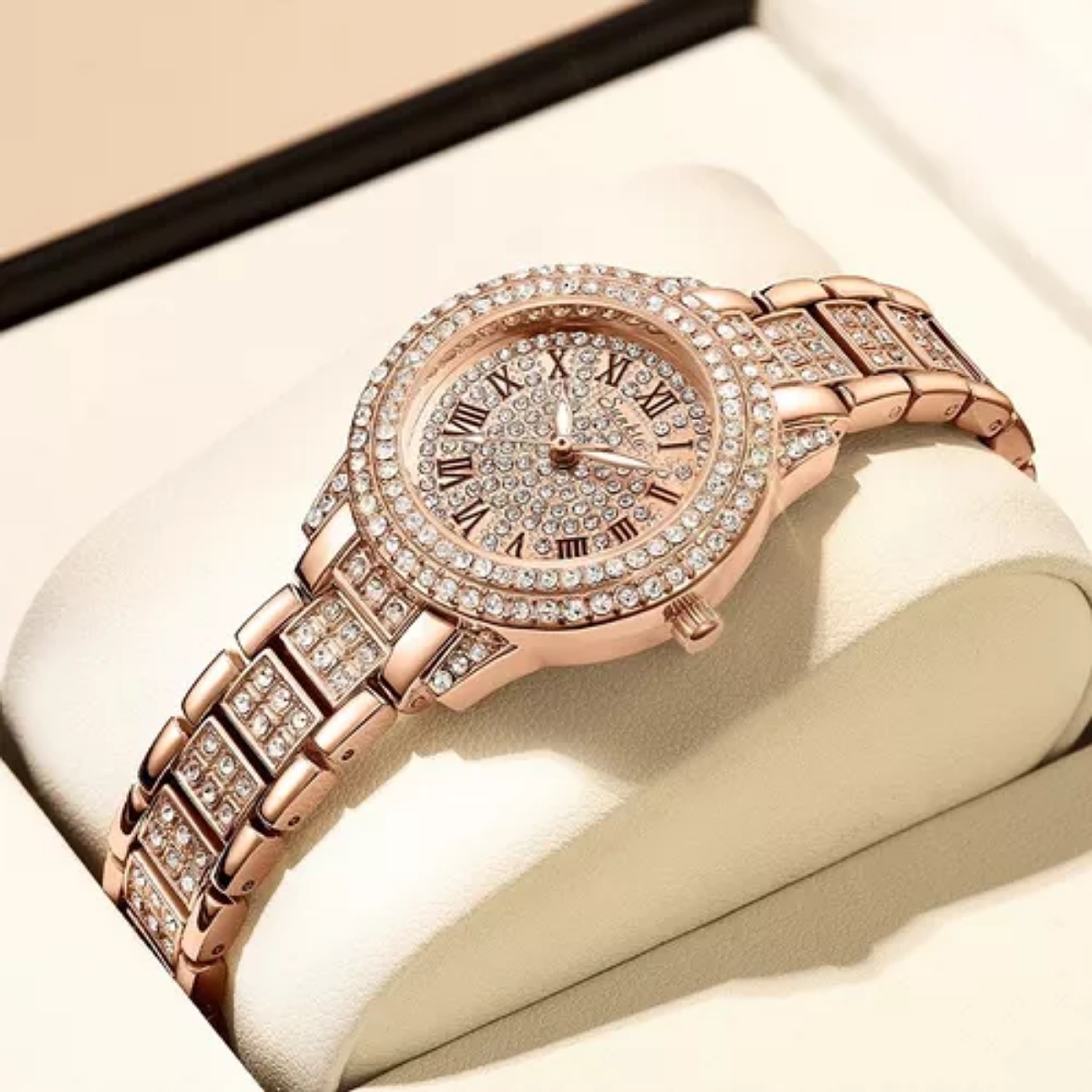 Reloj Clásico De Cuarzo Para Mujer, Reloj De Pulsera Con Dia