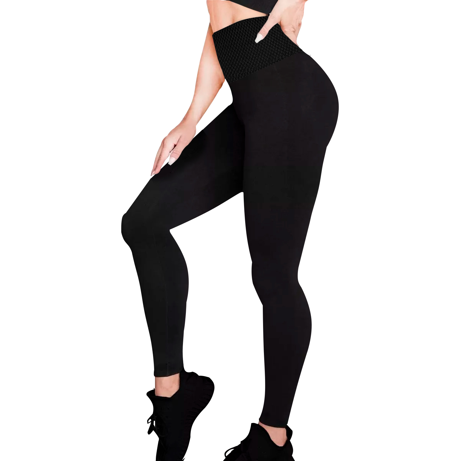 Leggings Termico Mujer, Negro, Cintura Alta, Unitalla, Afelpaddo, Pantalones de Yoga, Estirable, Pilates, Gimnasio, Atletismo.