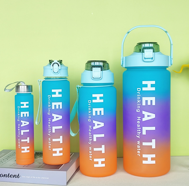 Vaso Motivacional 4 Piezas 3300, 1500, 700 y 300 ml.