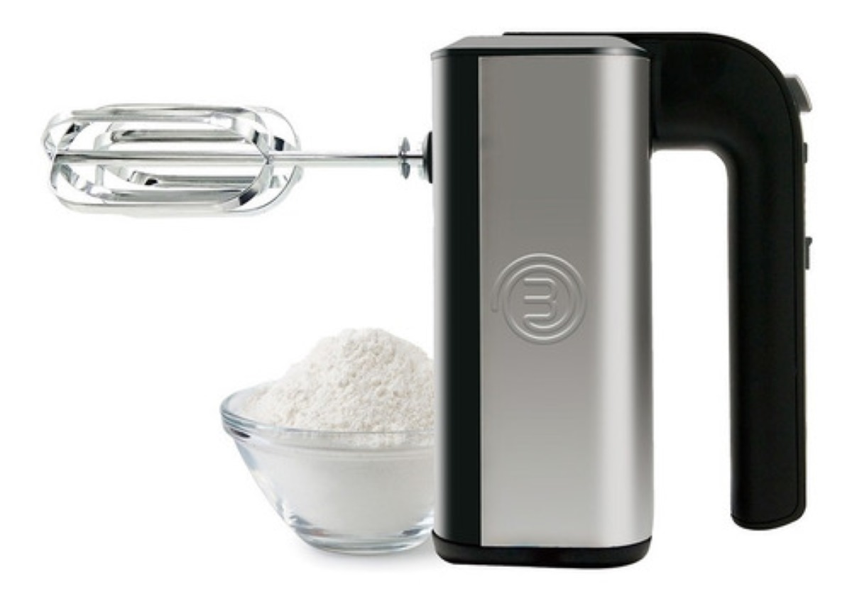 Batidora De Mano Turbo Mix+ Acero Masterchef Color Plateado