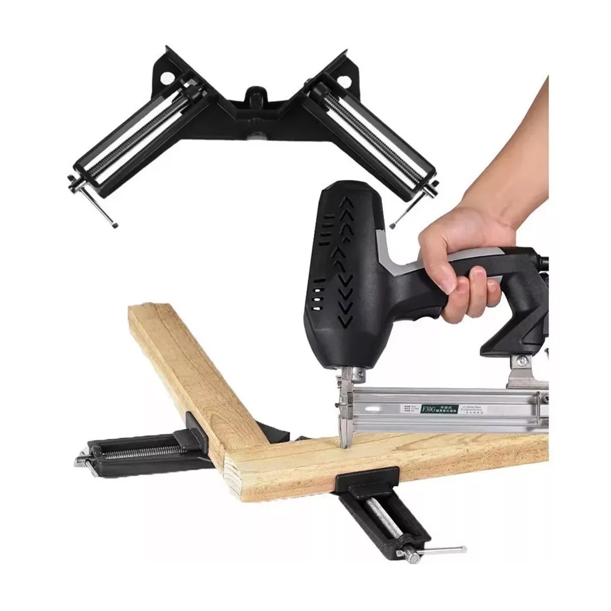 Set Prensa Esquinera Carpinteria 90 Grados Herreria Metal 4pcs