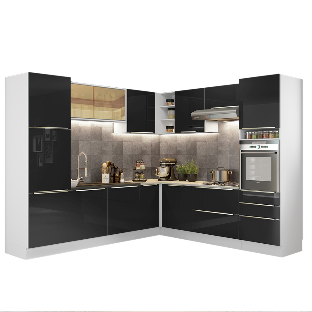 Cocina Integral Completa Modular Madesa Lux 546cm BN 01.