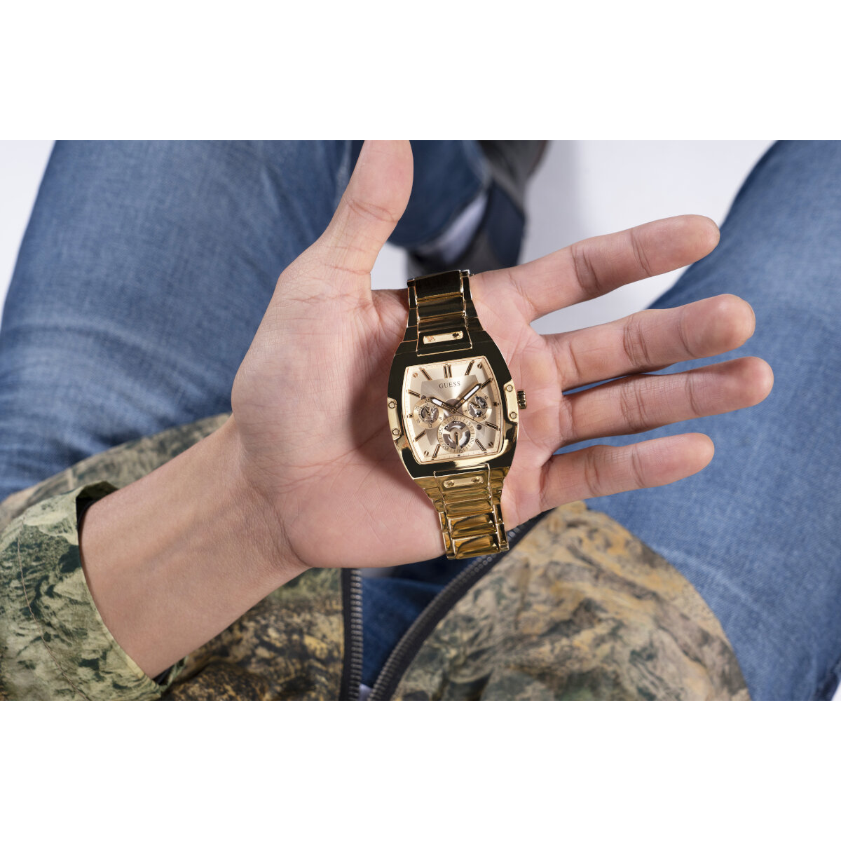 Reloj Guess PHOENIX para Caballero GW0456G2 Dorado
