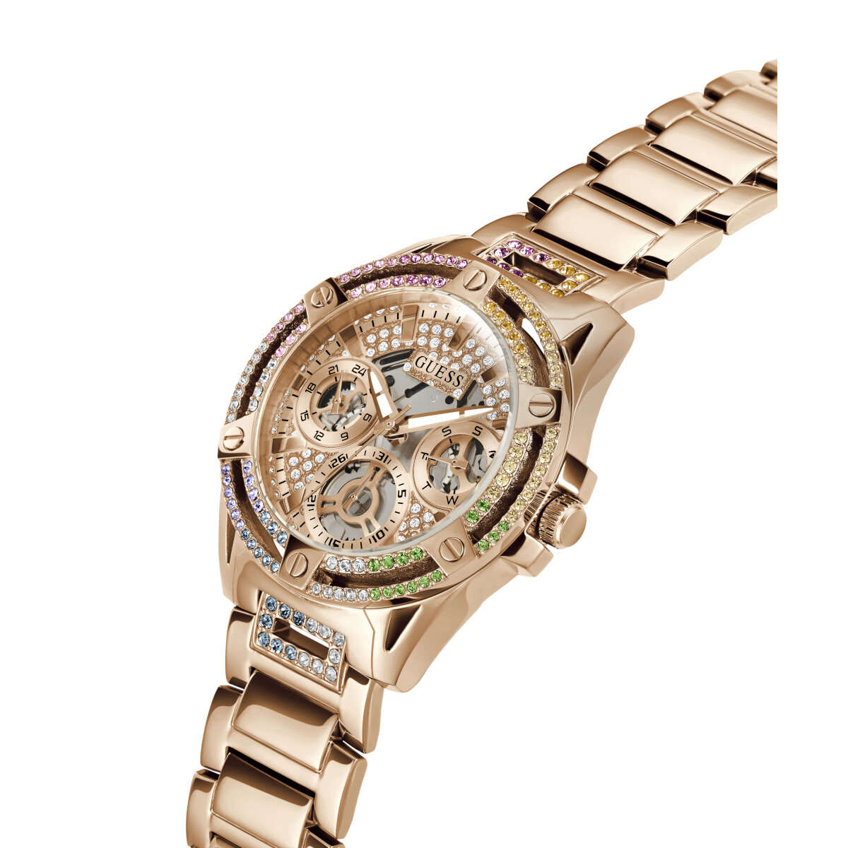 Reloj Guess QUEEN para Dama GW0464L5 Oro Rosa