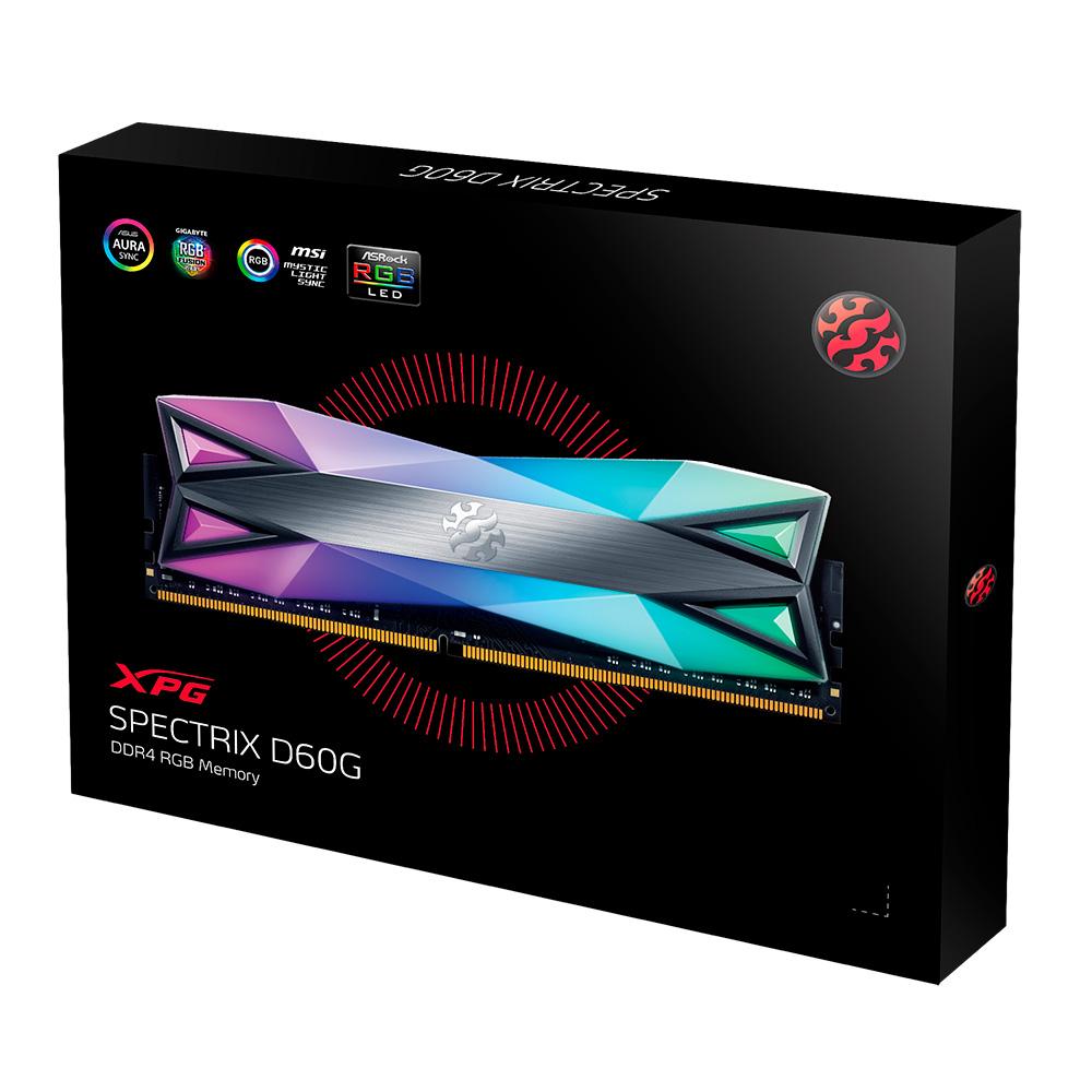 Memoria RAM XPG SPECTRIX D60G RGB 16GB DDR4 3600MHz