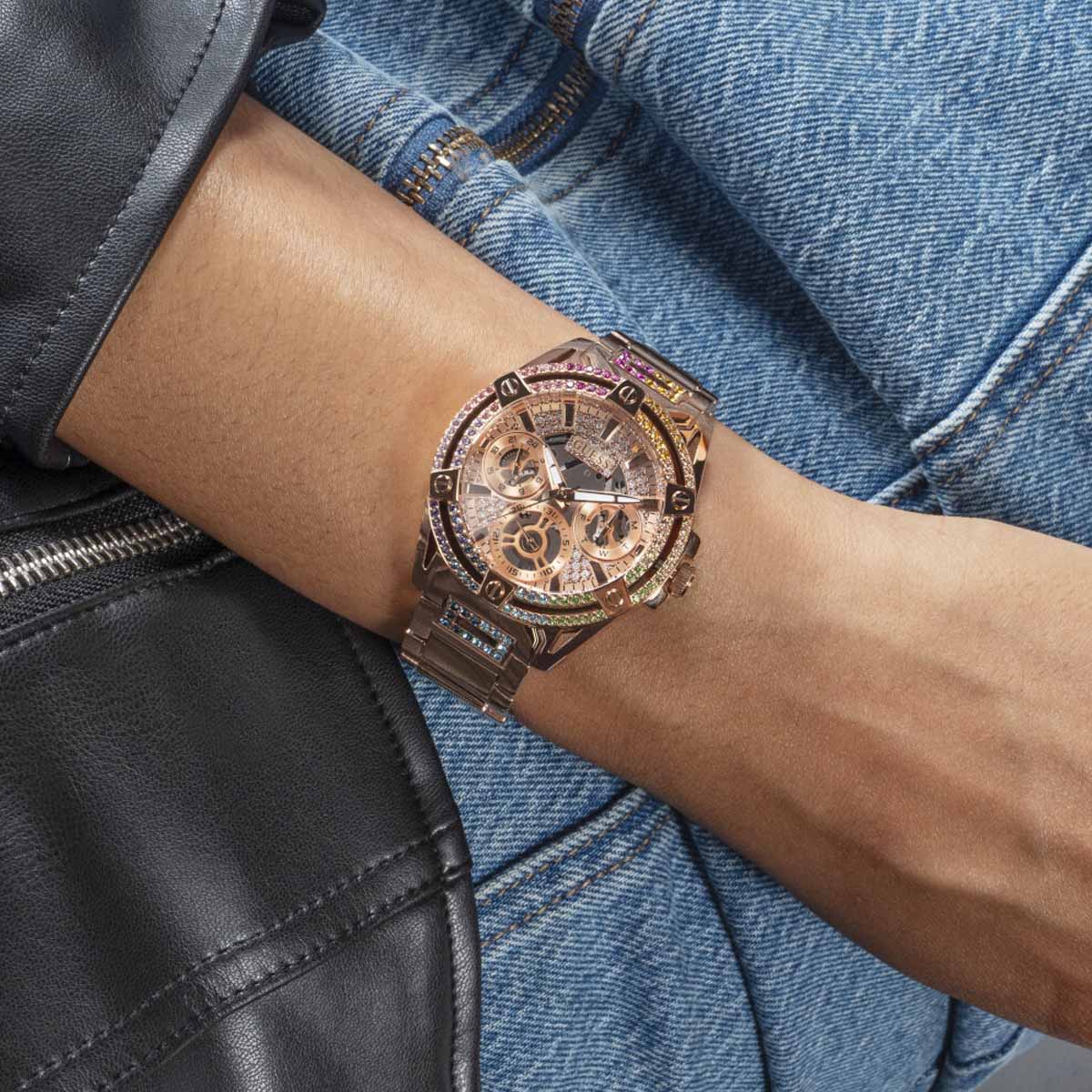 Reloj Guess QUEEN para Dama GW0464L5 Oro Rosa