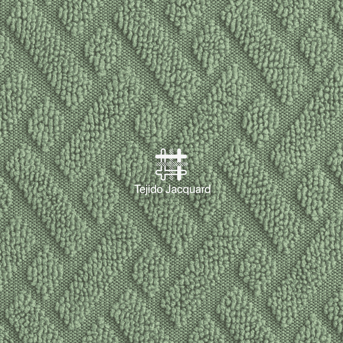 Protector De Sala Elástico 3 Piezas ( Ch- M- G) Verde Menta REAL TEXTIL.