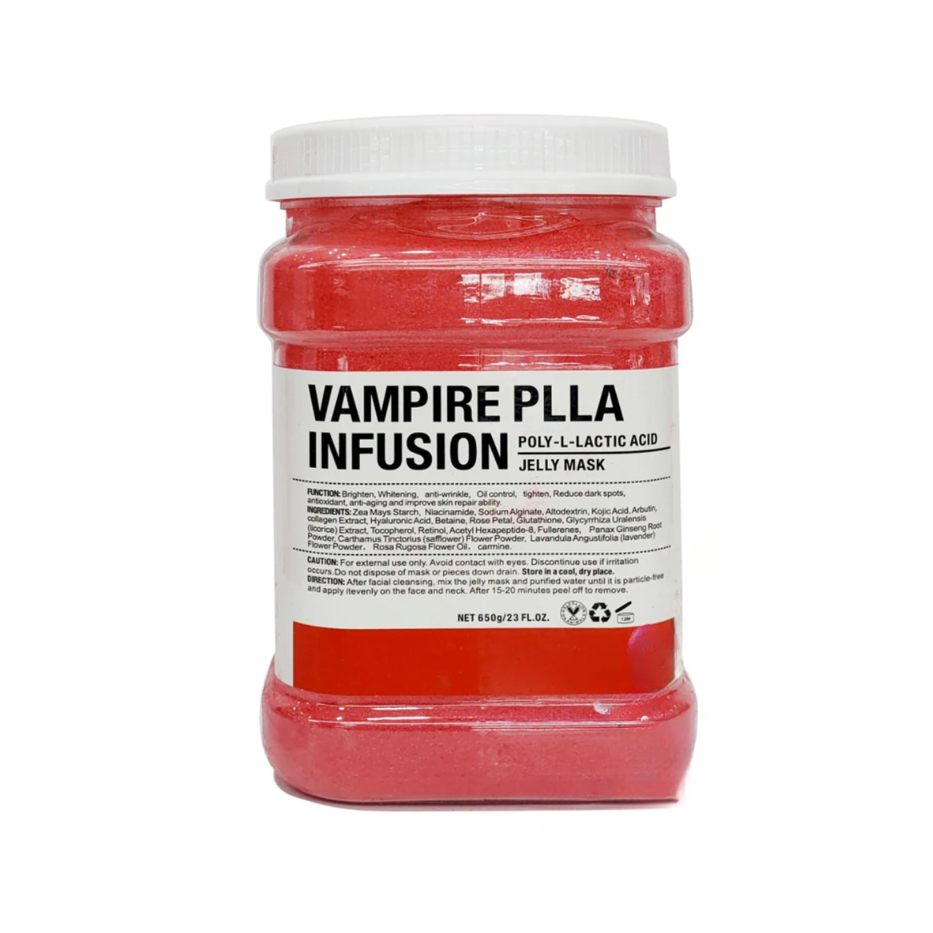 Jelly Mask Mascarilla Hidroplastica 650gr Vampire.