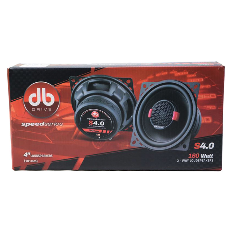 Bocinas Coaxiales DB DRIVE S4.0 4 Pulgadas 2 Vías 55W RMS