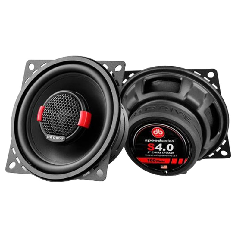 Bocinas Coaxiales DB DRIVE S4.0 4 Pulgadas 2 Vías 55W RMS