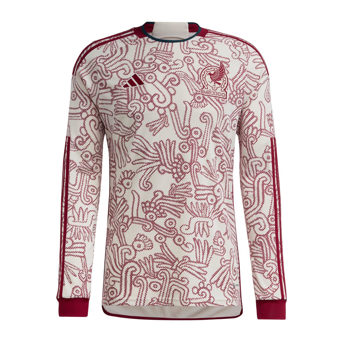 Jersey Original Adidas de la Selección Mexicana visita manga larga