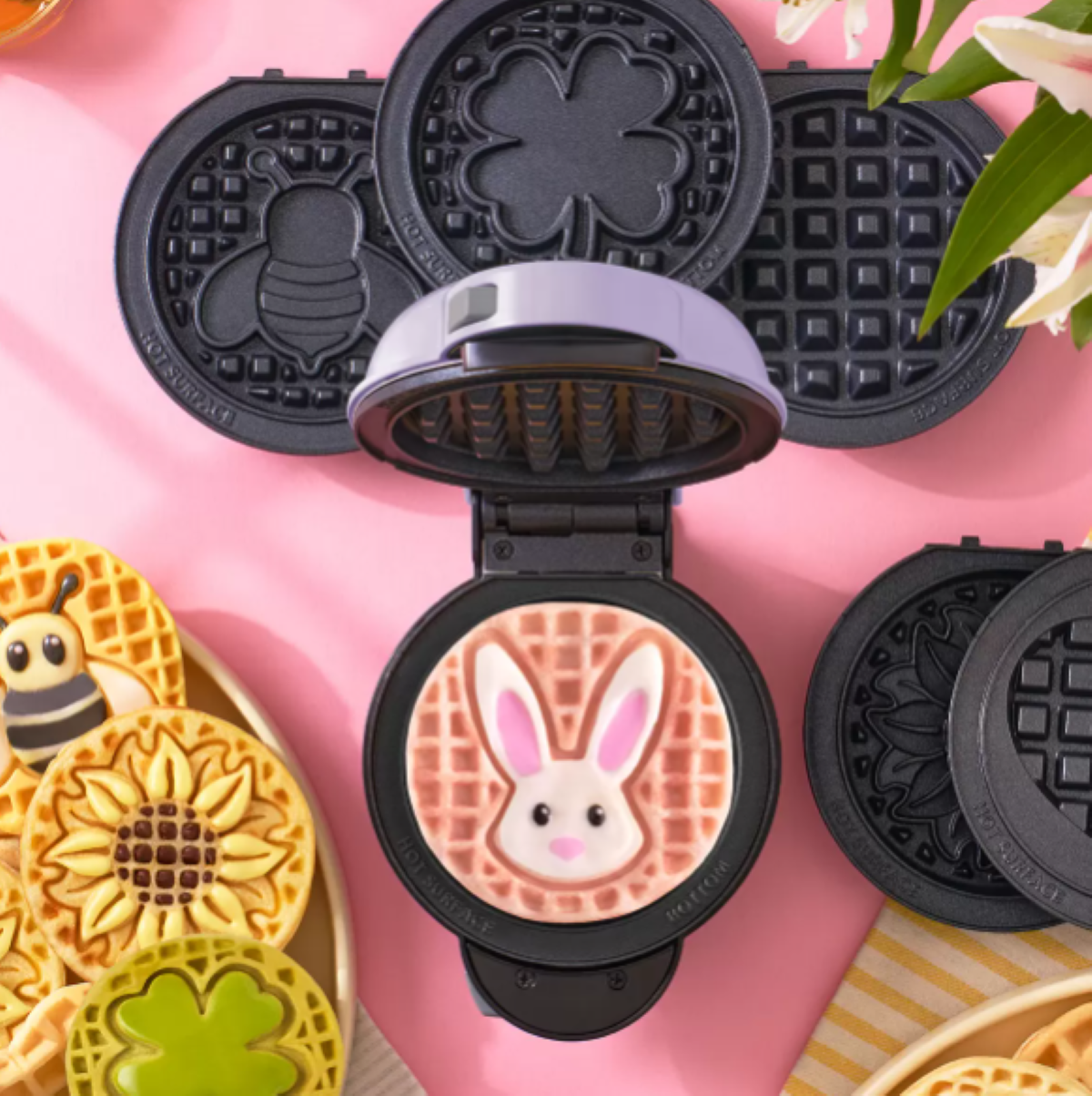 Miniwafflera Dash 2733544 con 7 Placas Intercambiables