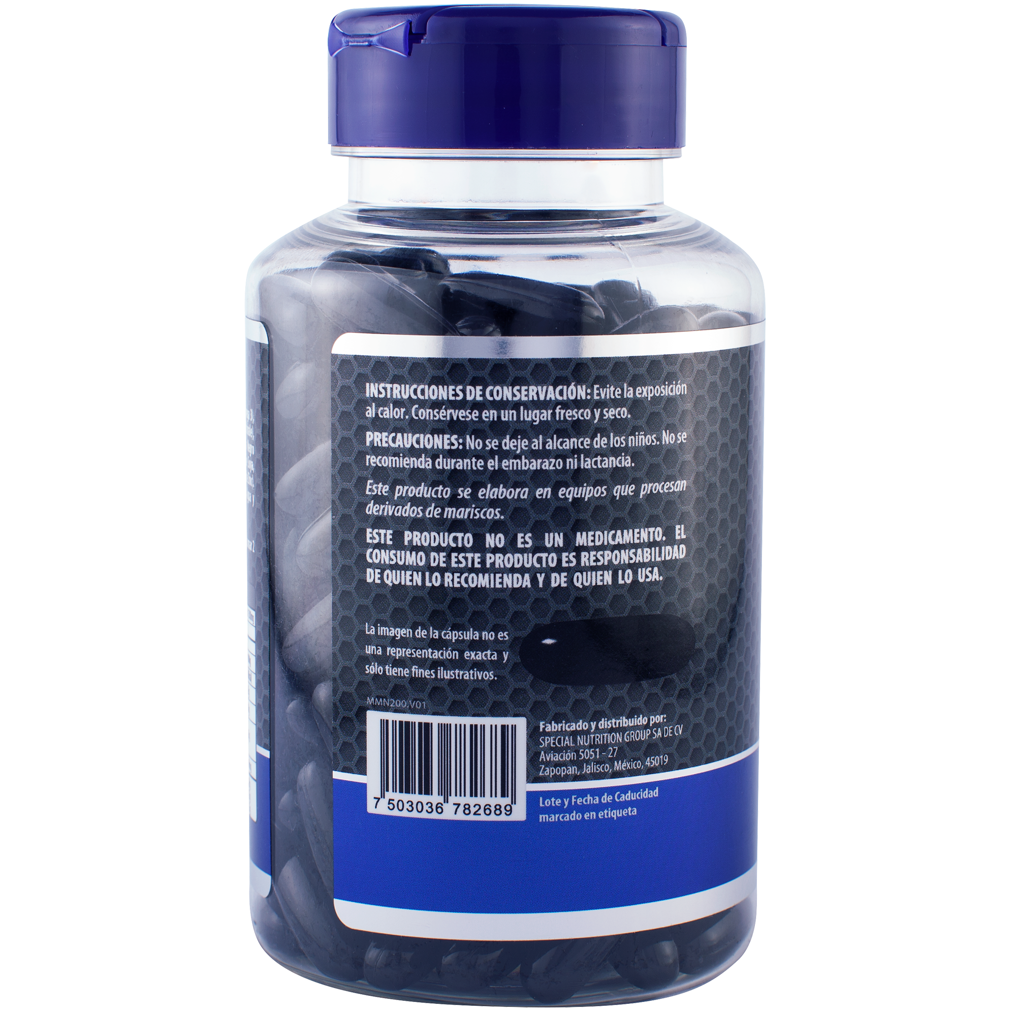 MAKLEN Maca Negra con L-Arginina, Jengibre, Ajo Negro y Omega 3 | 140 Cápsulas SoftGel de 1300mg