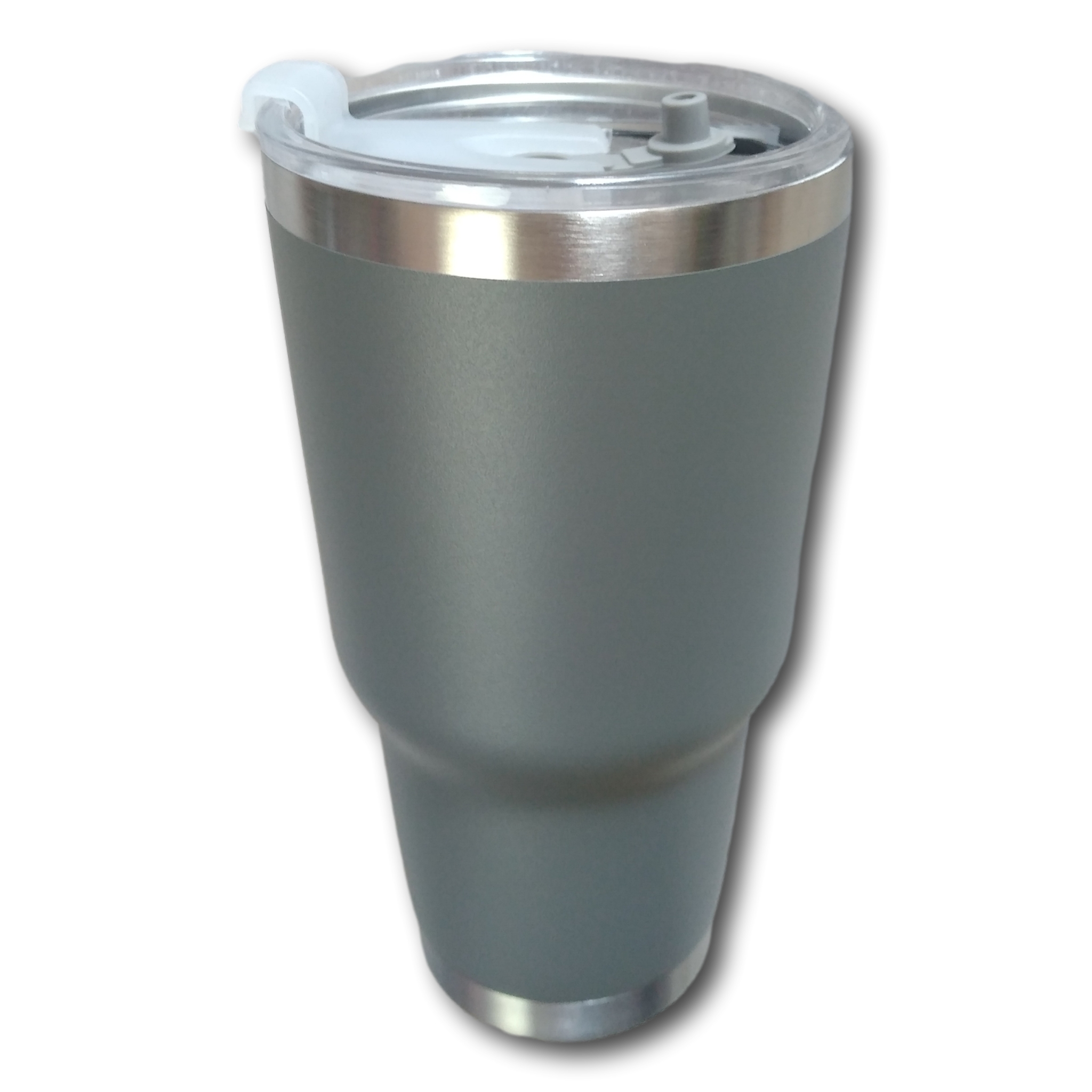 Vaso Color Gris Termo Portátil 30 Oz Acero Inoxidable