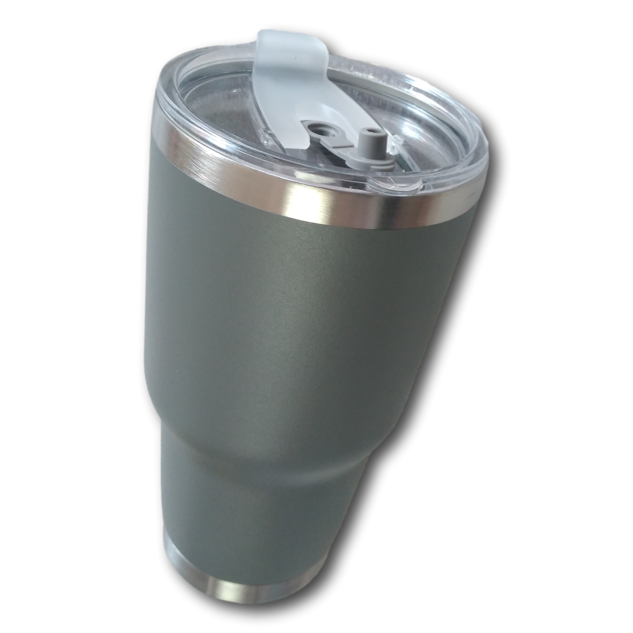 Vaso Color Gris Termo Portátil 30 Oz Acero Inoxidable