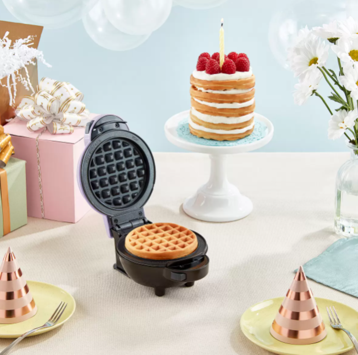 Miniwafflera Dash 2733544 con 7 Placas Intercambiables