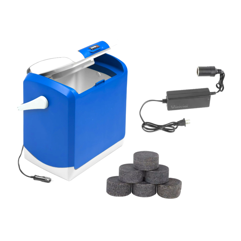 Hielera Enfriador/Calentador 24 Lts con Adaptador y Hielos. Wagan Tech Mod. HLR24