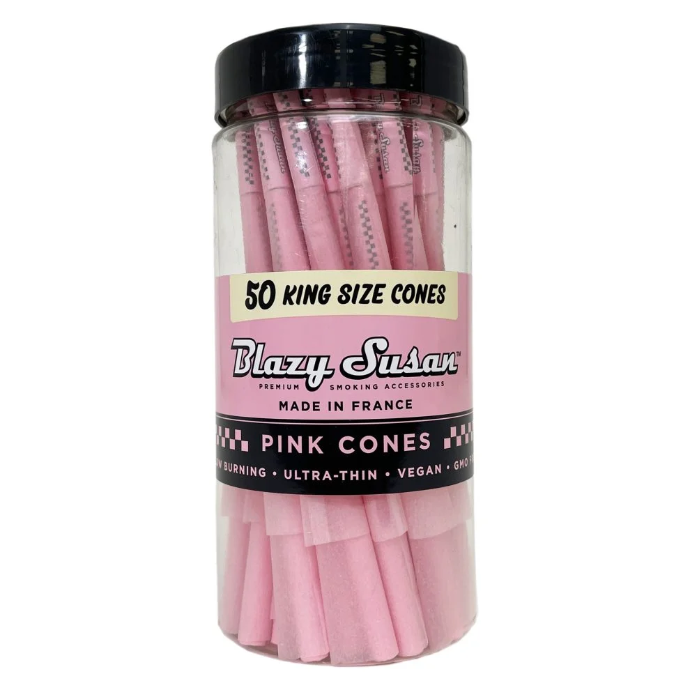Envase de 50 Conos Rosas King Size Blazy Susan
