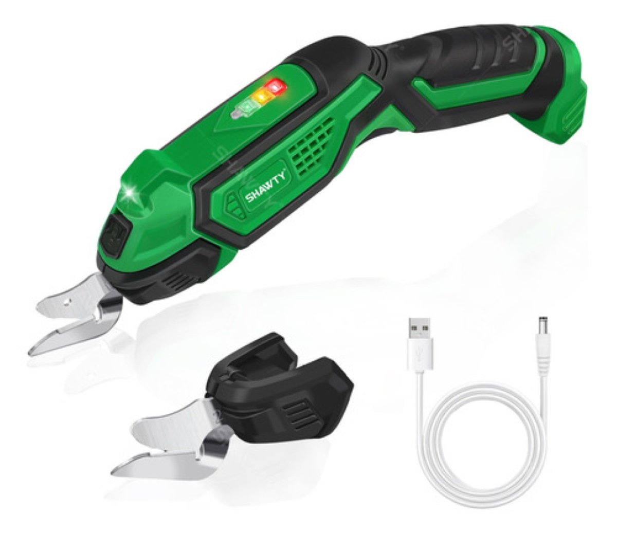 Tijera Eléctrica Inalámbrica Para Cortar Lamina Tela Shawty