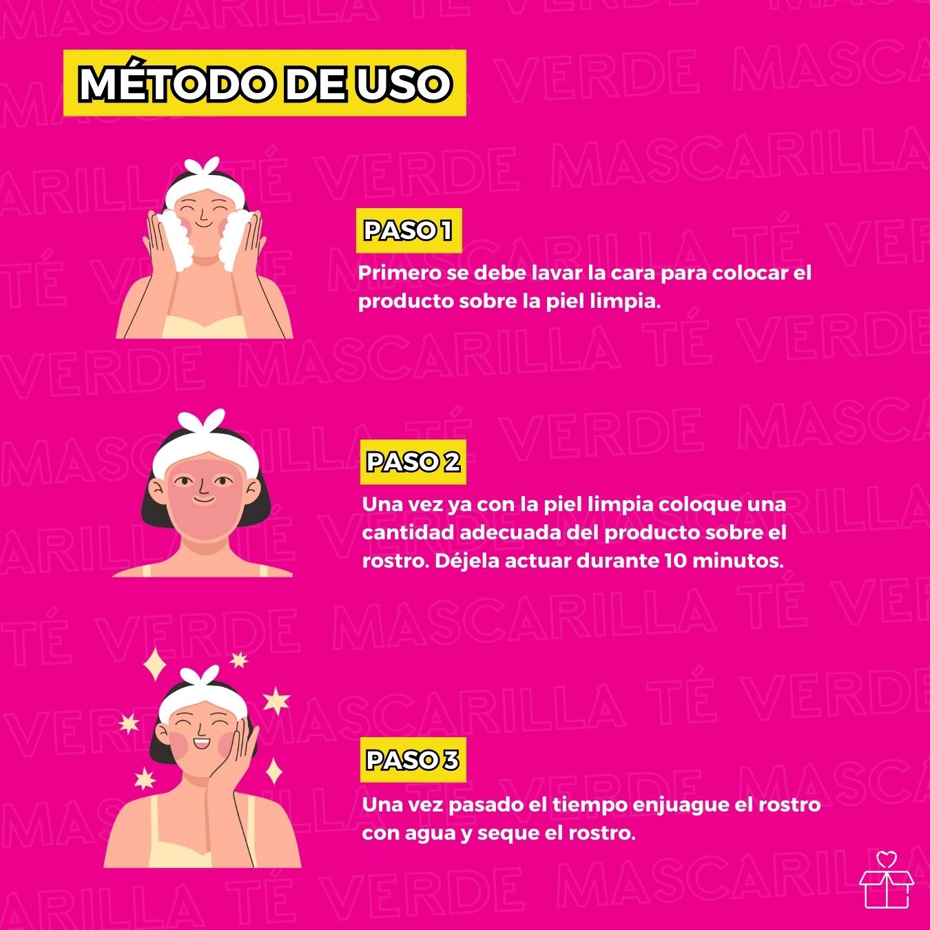 Mascarilla Limpiadora De Té Verde.