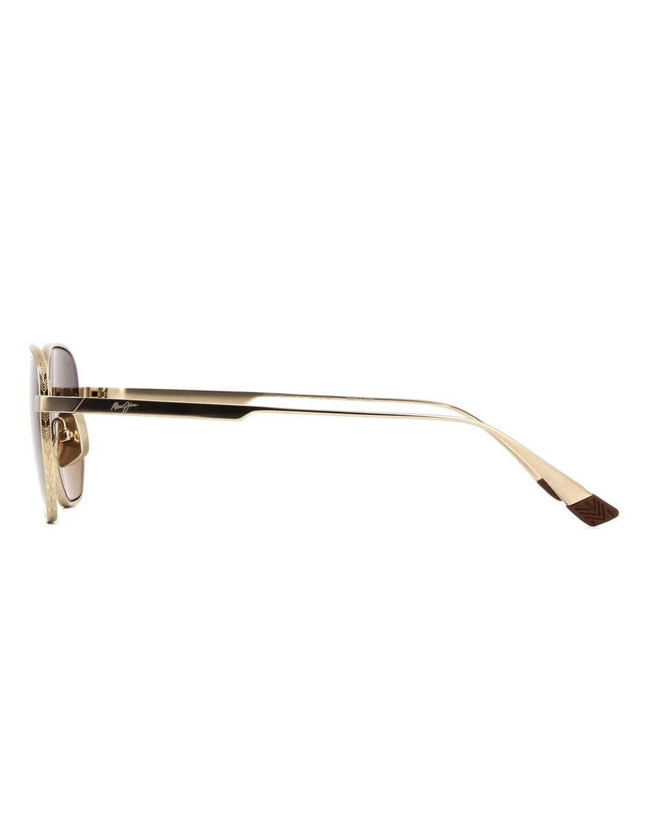 HCL Lewalani Matte Light Gold Maui Jim Sunglasses lentes de sol HS633-16