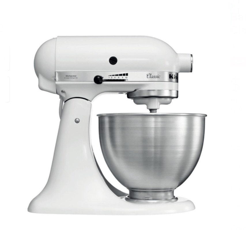 Batidora De Pedestal De 6 Velocidades Y 7 L, Plateado 660w.