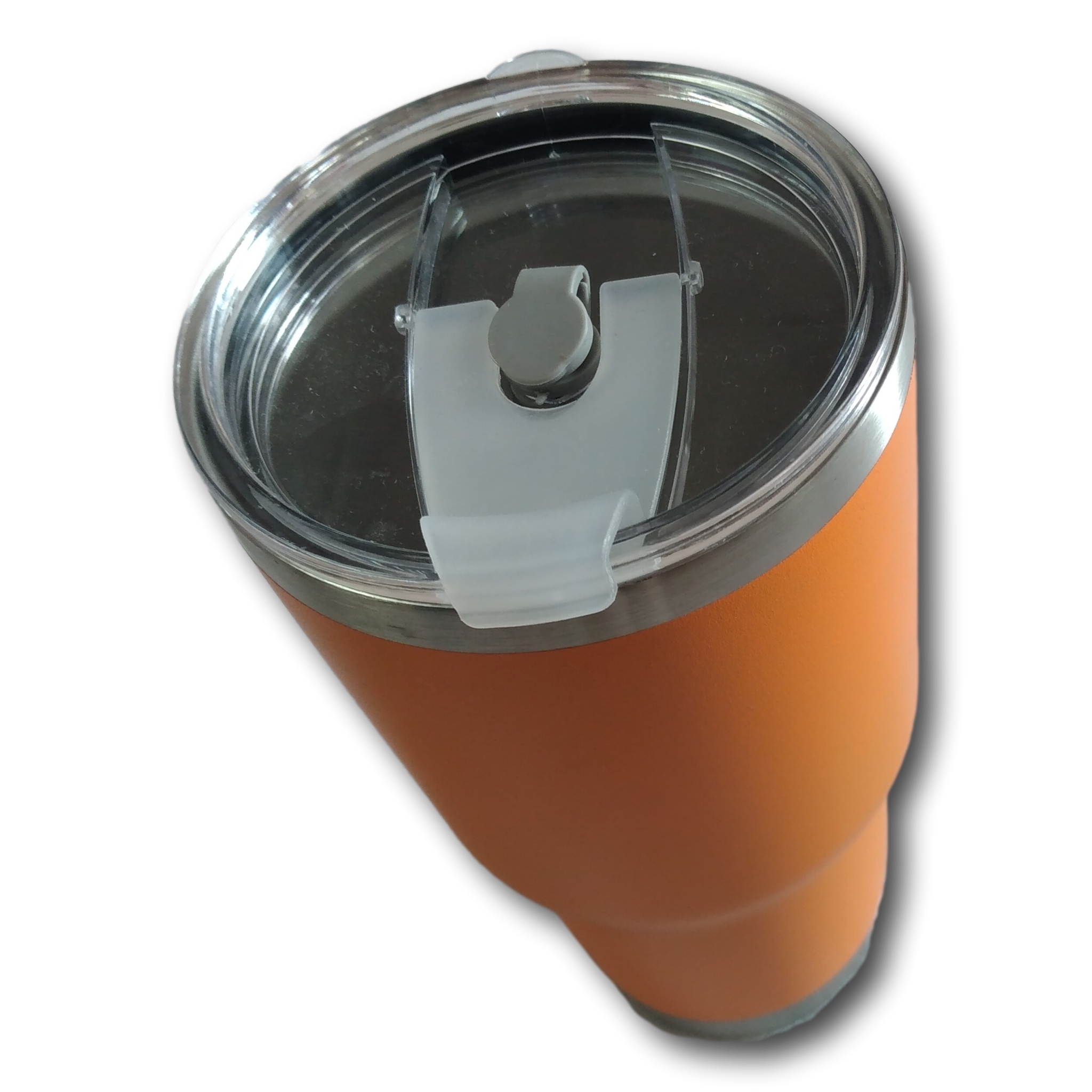 Vaso Térmico Portátil 30 Oz Doble Pared Acero Inoxidable Color Naranja