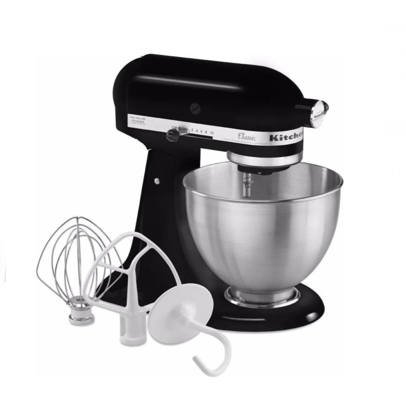 Batidora de pedestal KitchenAid Classic onyx black 60 Hz 120 V.
