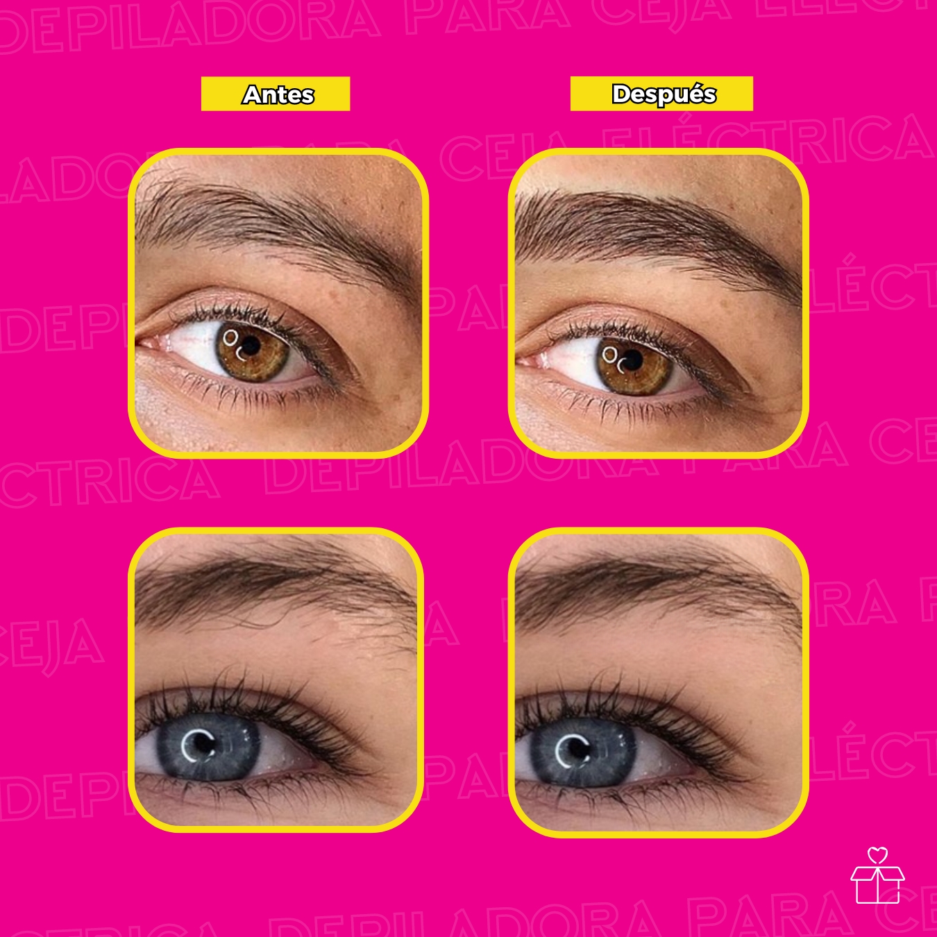 Depiladora Facial Ceja Eléctrica Removedor Vello Recargable.