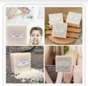 Jabón De Arroz Tailandés Elimina Grasa Aclara Exfoliante