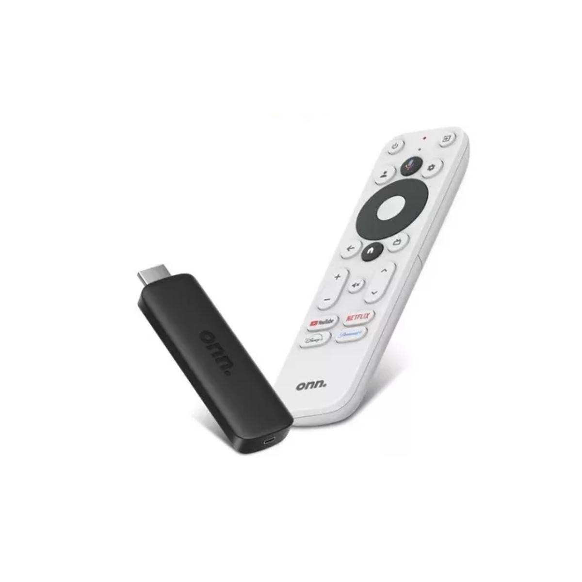 Dispositivo de Transmisión Full HD de Google TV con Chromecast Onn.