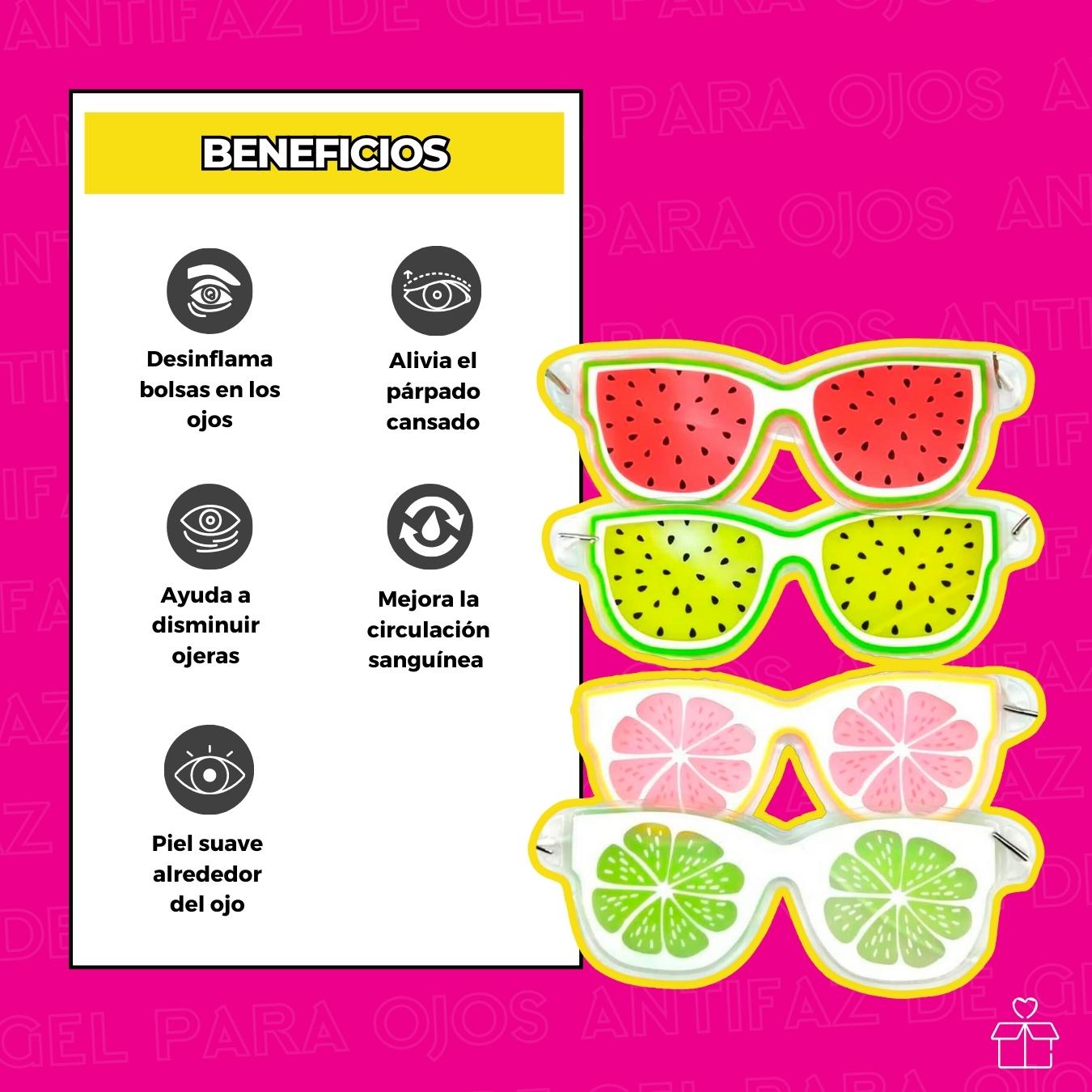 Antifaz De Gel Para Ojos Ojeras.