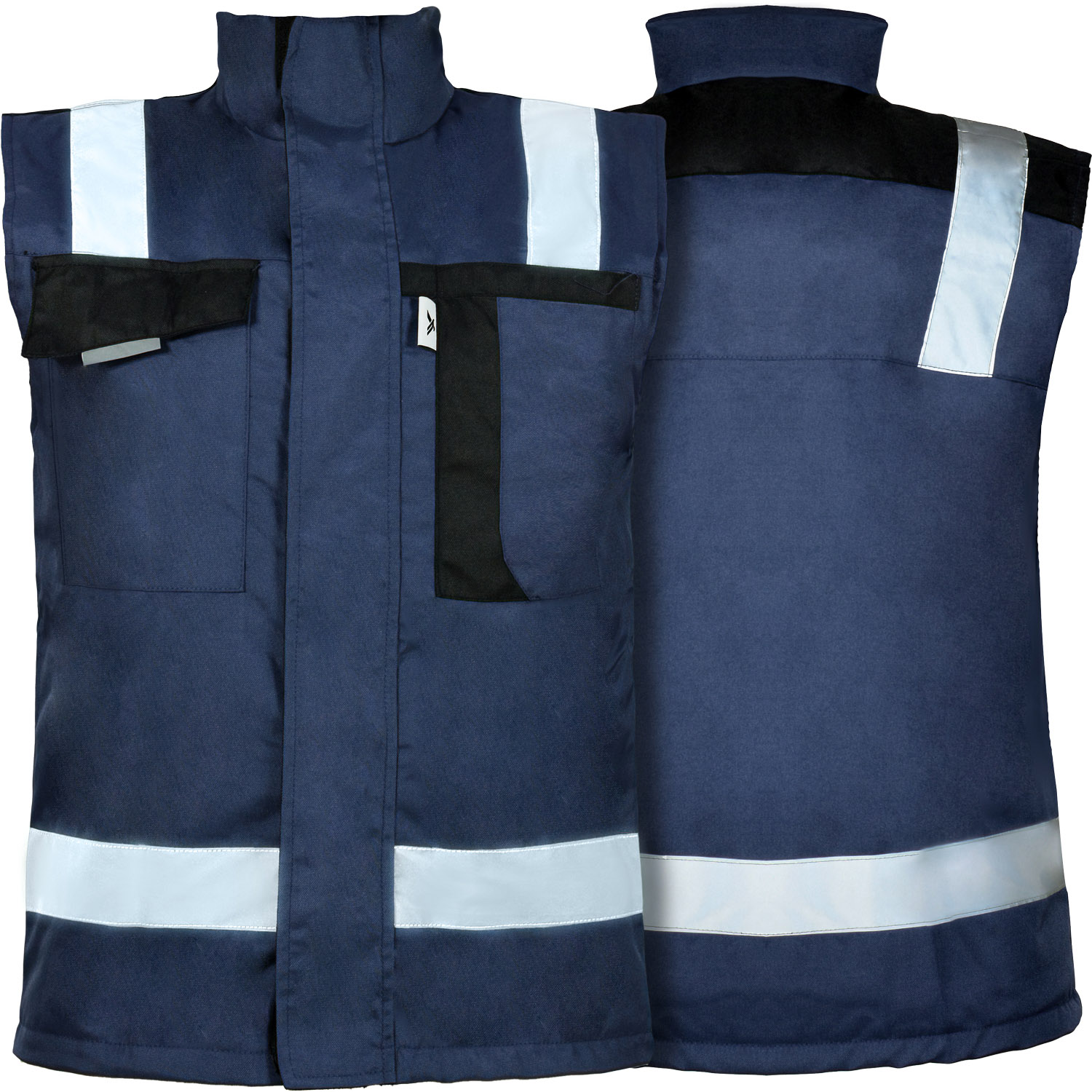 Chaleco Seguridad Ejecutivo Brigadista Reflejante Impermeable.