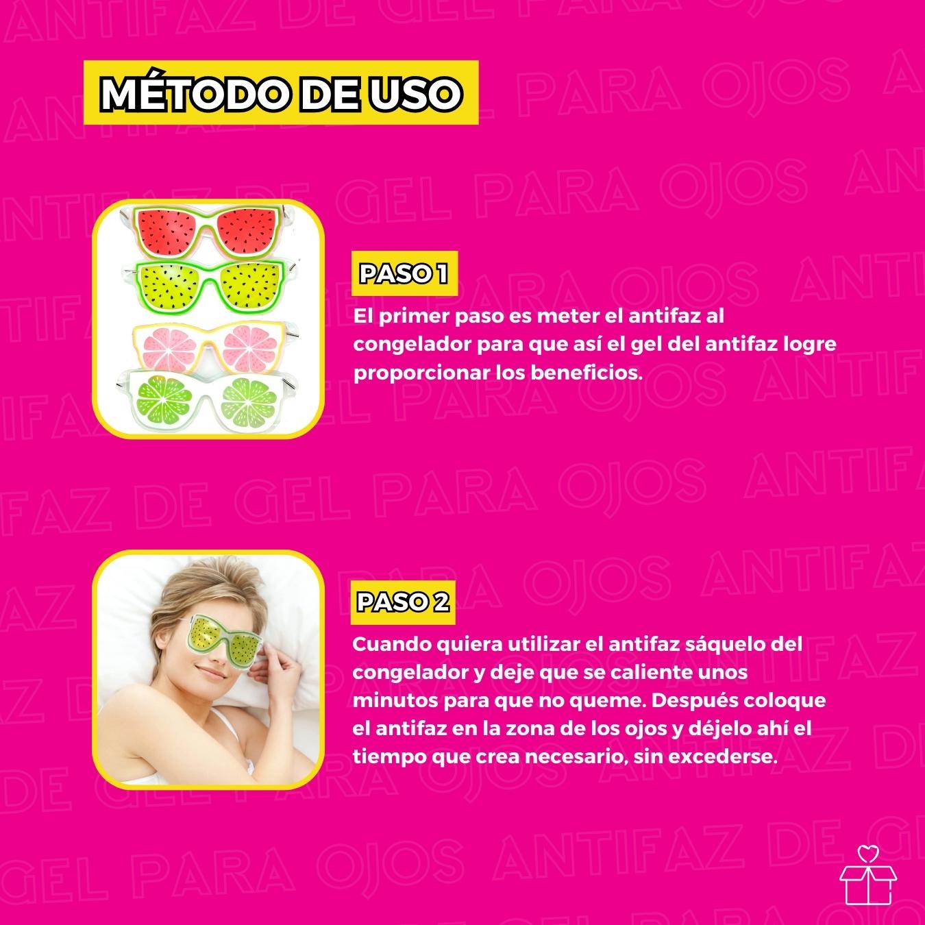 Antifaz De Gel Para Ojos Ojeras.