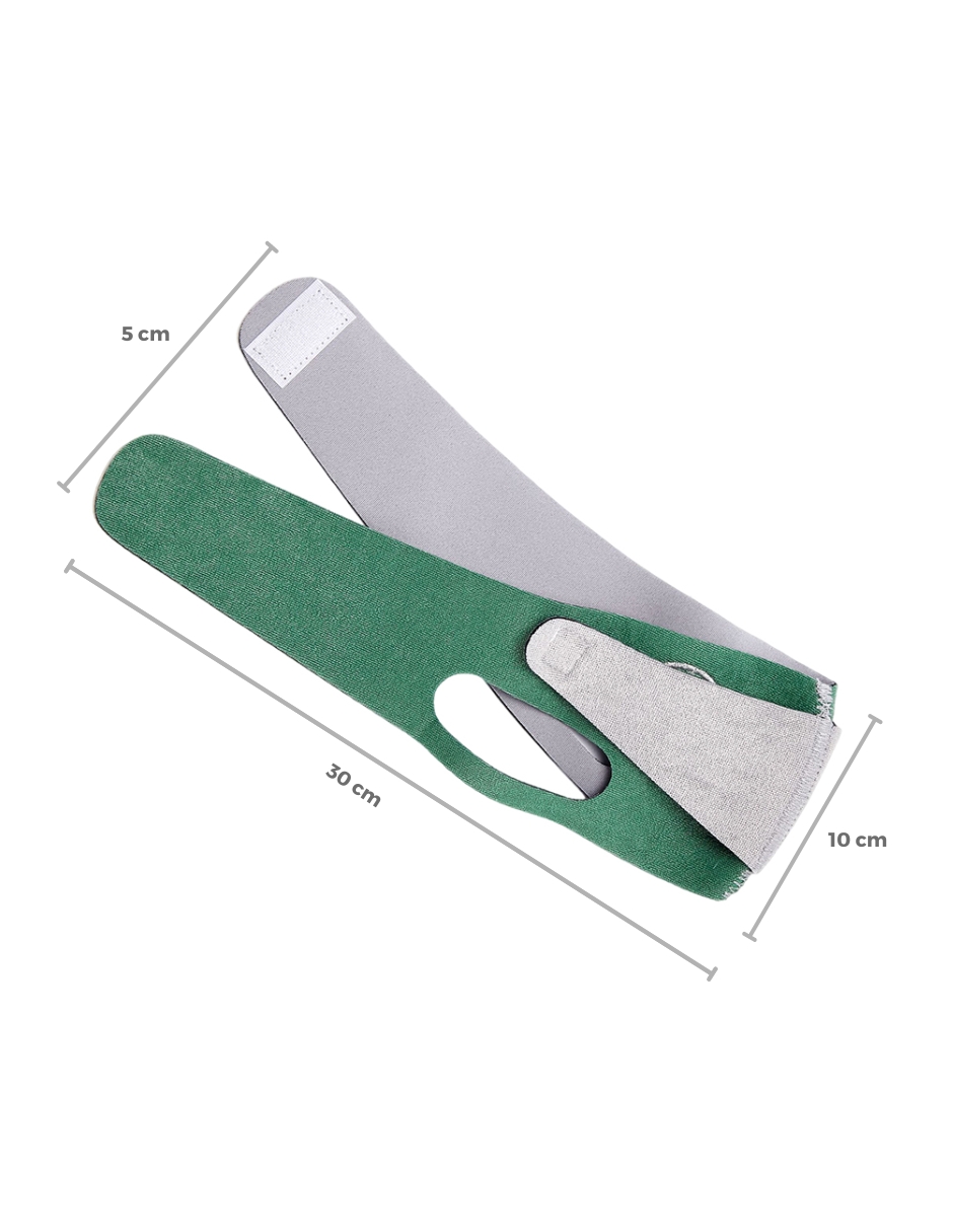 Faja Mentonera Reduce Papada Cachete Moldea Antiarrugas.