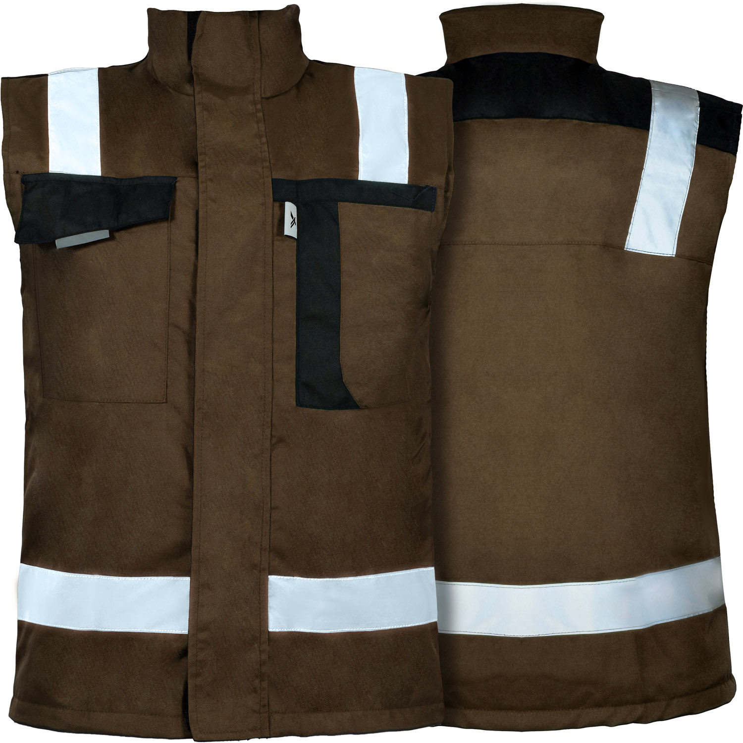 Chaleco Seguridad Ejecutivo Brigadista Reflejante Impermeable.